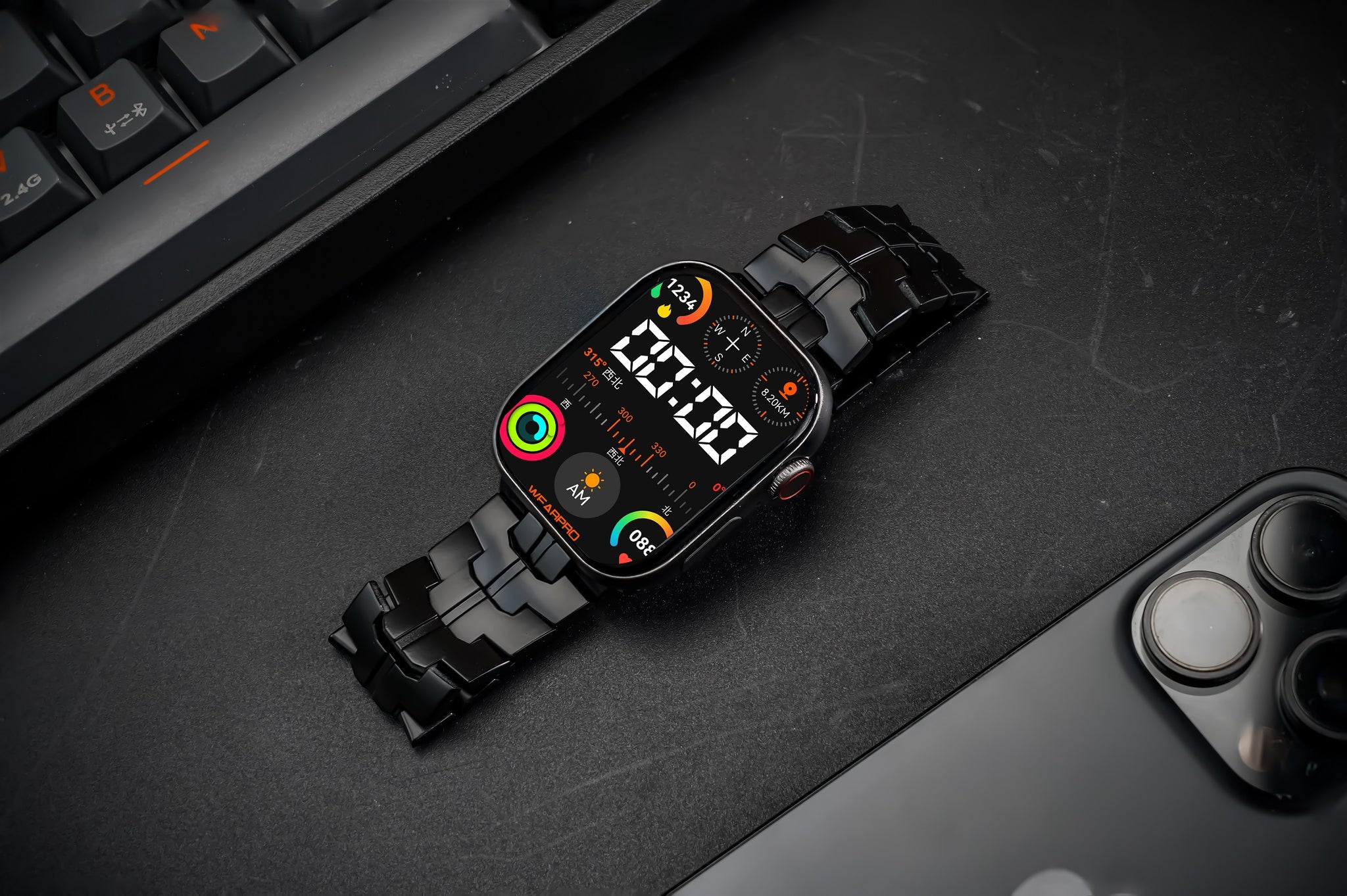 Titanium Alloy Watch Strap For DTNO.1 SmartWatch