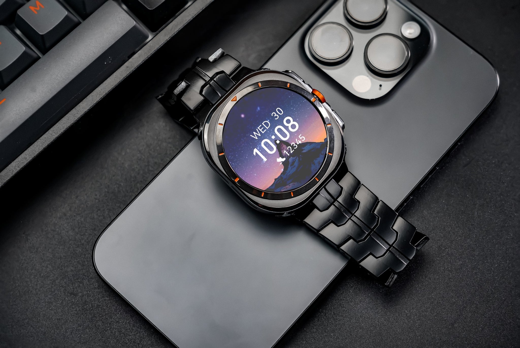 Titanium Alloy Watch Strap For DTNO.1 SmartWatch