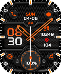 Tactical Pulse Watch Face - DTNO.1 Smart Watch