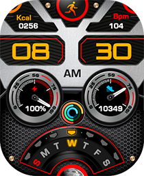 Dashboard Pro Watch Face - DTNO.1 Smart Watch