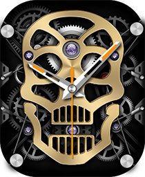 Skull Mechanism Watch Face - DTNO.1 Smart Watch