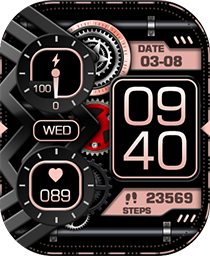 Rose Industrial Watch Face - DTNO.1 Smart Watch
