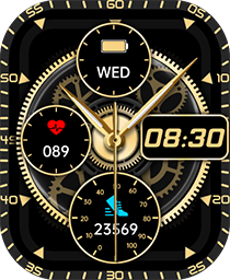 Golden Openheart Watch Face - DTNO.1 Smart Watch