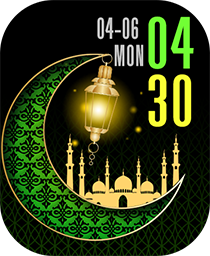 Crescent Night Watch Face - DTNO.1 Smart Watch