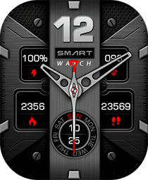 Angular Steel Watch Face - DTNO.1 Smart Watch