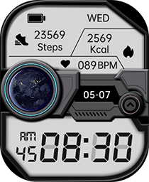 Orbital Earth Watch Face - DTNO.1 Smart Watch