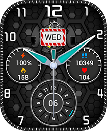 Hex Grid Watch Face - DTNO.1 Smart Watch