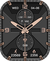 Rose Angular Watch Face - DTNO.1 Smart Watch