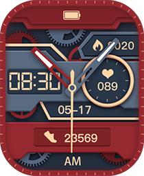Crimson Forge Watch Face - DTNO.1 Smart Watch