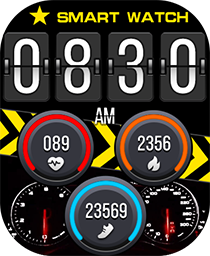 Flip Gauge Watch Face - DTNO.1 Smart Watch