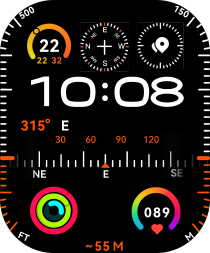 Trail Compass Watch Face - DTNO.1 Smart Watch