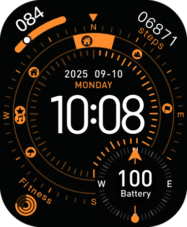 Orbit Ember Watch Face - DTNO.1 Smart Watch