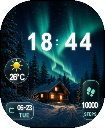 Aurora Cabin Watch Face - DTNO.1 Smart Watch